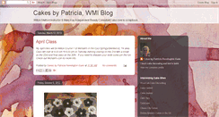 Desktop Screenshot of cakesbypatricia.blogspot.com