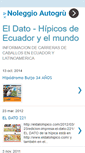 Mobile Screenshot of eldatoecuador.blogspot.com