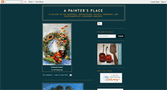 Desktop Screenshot of apaintersplace.blogspot.com
