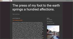 Desktop Screenshot of pressfoottoearth.blogspot.com