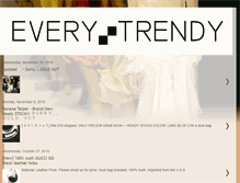 Tablet Screenshot of everytrendy.blogspot.com