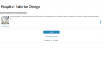 Tablet Screenshot of hospitalinteriordesign.blogspot.com