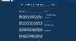 Desktop Screenshot of del-rock-y-otras-cosas.blogspot.com