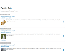 Tablet Screenshot of exotic-pet.blogspot.com