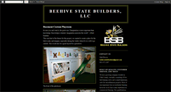 Desktop Screenshot of beehivestatebuilders.blogspot.com
