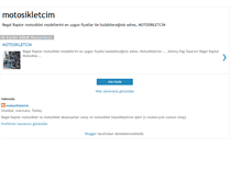 Tablet Screenshot of motosikletcim.blogspot.com