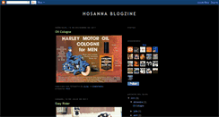 Desktop Screenshot of hosannablogzine.blogspot.com