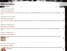 Tablet Screenshot of amilacampos.blogspot.com
