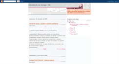 Desktop Screenshot of introducaodesignfib.blogspot.com