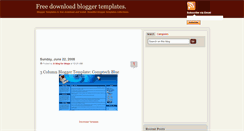 Desktop Screenshot of download-blogger-templates.blogspot.com