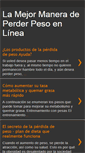 Mobile Screenshot of lamejormaneradeperderpesoenlinea.blogspot.com