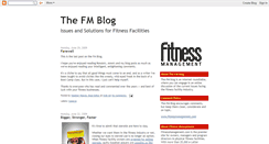 Desktop Screenshot of fitnessmanagement.blogspot.com