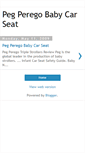 Mobile Screenshot of pegperegobabycarseat.blogspot.com