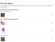 Tablet Screenshot of euamoeducar.blogspot.com