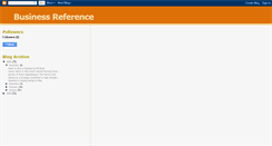 Desktop Screenshot of business-reference.blogspot.com