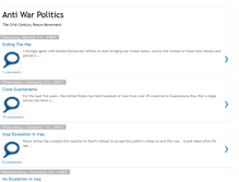 Tablet Screenshot of anti-war-politics.blogspot.com