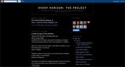 Desktop Screenshot of eventhorizon-theproject.blogspot.com