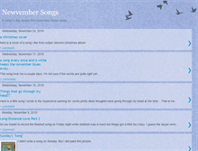 Tablet Screenshot of newvembersongs.blogspot.com