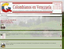 Tablet Screenshot of colombianosenvenezuelaunasolabandera.blogspot.com