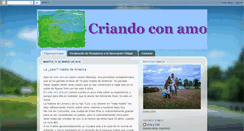 Desktop Screenshot of criandoconamor.blogspot.com