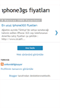 Mobile Screenshot of iphone-3gs-fiyati.blogspot.com