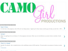 Tablet Screenshot of camogirl.blogspot.com