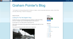 Desktop Screenshot of grahampointer.blogspot.com