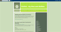 Desktop Screenshot of ihatelivelink.blogspot.com