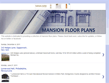 Tablet Screenshot of mansionfloorplans.blogspot.com