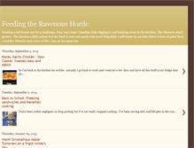 Tablet Screenshot of feedingtheravenoushorde.blogspot.com