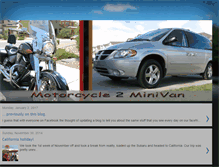 Tablet Screenshot of motorcycletominivan.blogspot.com