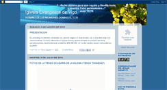 Desktop Screenshot of iglesiaevangelicadevigo.blogspot.com