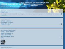 Tablet Screenshot of iglesiaevangelicadevigo.blogspot.com