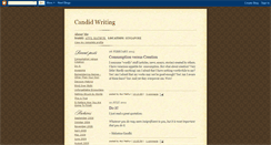 Desktop Screenshot of candidwriting.blogspot.com