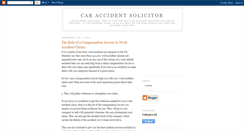 Desktop Screenshot of car-accident-solicitor.blogspot.com