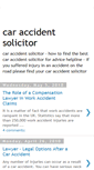 Mobile Screenshot of car-accident-solicitor.blogspot.com