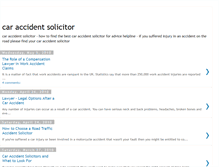 Tablet Screenshot of car-accident-solicitor.blogspot.com