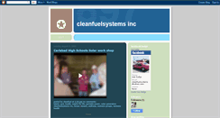 Desktop Screenshot of cleanfuelsystems.blogspot.com