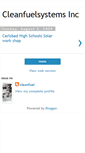 Mobile Screenshot of cleanfuelsystems.blogspot.com