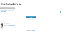 Tablet Screenshot of cleanfuelsystems.blogspot.com