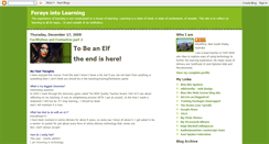 Desktop Screenshot of colinselearning.blogspot.com