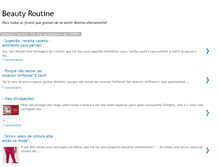 Tablet Screenshot of beauty-routine.blogspot.com