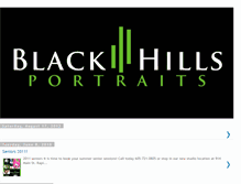 Tablet Screenshot of blackhillsportraits.blogspot.com