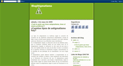 Desktop Screenshot of blogstigmatismo.blogspot.com