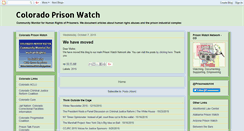 Desktop Screenshot of coloradoprisonwatch.blogspot.com