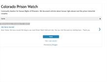 Tablet Screenshot of coloradoprisonwatch.blogspot.com