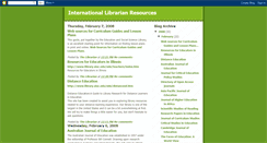 Desktop Screenshot of librarianresources.blogspot.com