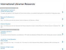 Tablet Screenshot of librarianresources.blogspot.com