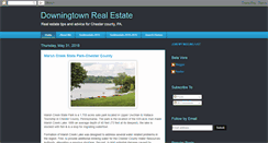 Desktop Screenshot of downingtownrealestate.blogspot.com