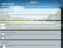 Tablet Screenshot of nataliarequejo.blogspot.com